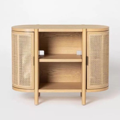 Rattan cabinet, Natural von Indo Vintage Living