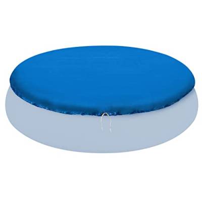 Poolabdeckung rund für Quick-up Pool Ø244cm - mit Fixierseilen - 110g/m² PE - Wasserdicht - UV-stabil - Poolabdeckplane Sonnenschutz Cover Swimmingpool Familienpool Poolzubehör Planschbecken von #11