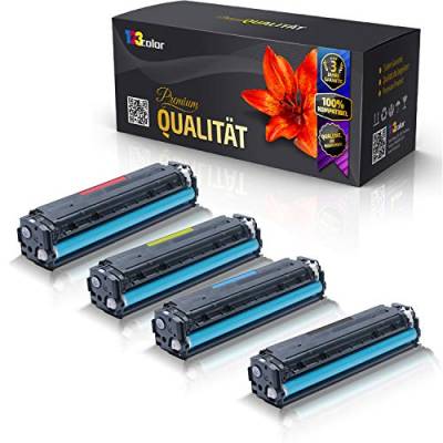 123Color 4x Alternative Tonerkartuschen kompatibel für HP Color HP Laserjet Pro MFP M 470 Series MFP M 476 DN MFP M 476 DW MFP M 476 nw CF380X CF381A CF382A CF383A Schwarz Cyan Magenta Yellow Set KCM von 123Color