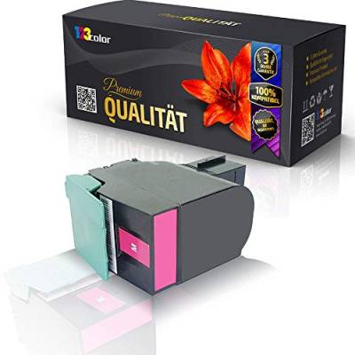 Print-Klex Alternative Magenta Tonerkartusche kompatibel für Lexmark 3.000 Seiten CX410de CX410dte CX410e CX510de CX510dhe CX510dthe CX 410 de CX 410 dte CX 410 e CX 510 de CX 510 dhe CX 510 dthe 802 von 123Color