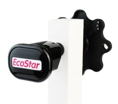 Hörmann Torgriffgarnitur EcoStar, Vierkant 9×9 mm schwarz für Schwingtore von 4DOOR