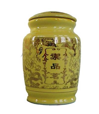 AAF Nommel®, Chinesische Teedose aus Keramik gelb von AAF Nommel