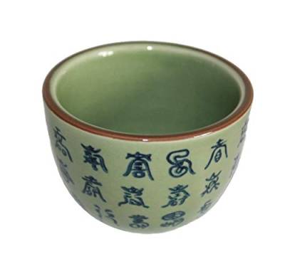 AAF Nommel ® 1 Teetasse Sakebecher Teebecher Ø 7,5cm, H 5 cm Celadon grün Keramik, Nr. 030 von AAF Nommel