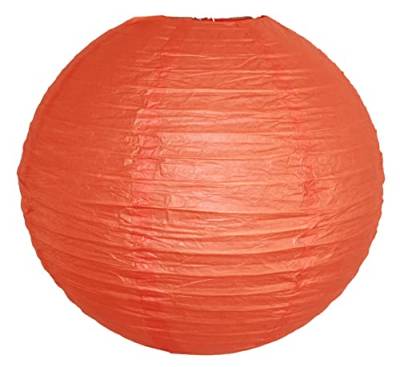 AAF Nommel Lampion Orange Lampenschirm Deckenleuchte Lampions Laternen Papier Durchmesser 30 cm von AAF Nommel