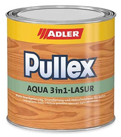 ADLER Pullex Aqua 3in1 - Palisander 2,5 L - Matte Holzschutzlasur auf Wasserbasis für den Außenbereich von ADLER