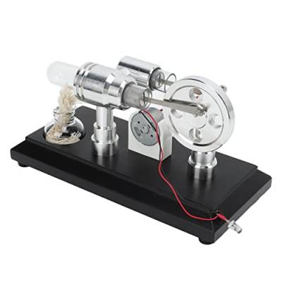AILOOCEDI Stirlingmotor-Motormodell, Mehrfarbige LEDs, Feine Verarbeitung, Lernspielzeug aus Edelstahl, Tolle Wahl für Wissenschaftliche Projekte, Lehrervorführungen von AILOOCEDI