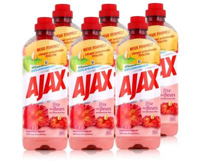 AJAX Ajax Allzweckreiniger Hibiskusblütenduft 1L - 100% Reinigungskraft (6e Allzweckreiniger von AJAX
