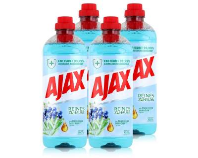 AJAX Ajax Allzweckreiniger Reines Zuhause Salbei & Holunderblüten 1L (4er P Allzweckreiniger von AJAX