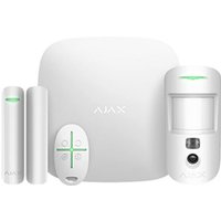 Sicherheitssystem-Kit Weiß Ajax Starterkit Cam Plus 38174 AJHUB2KCP HUB2KCP von AJAX