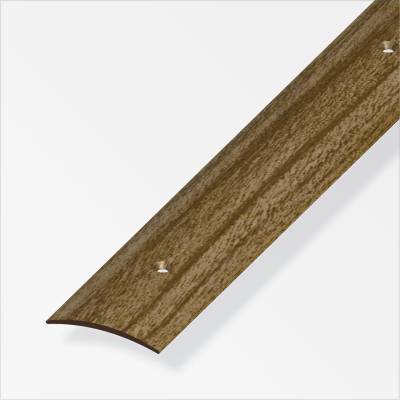 alfer Übergangsprofil 1 m, 30 x 5 mm PVC (Kunststoff) glatt nussbaum von ALFER