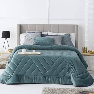 Antilo – Bettdecke für Zwei Betten, 150 cm, Smaragd von ANTILO TEXTIL