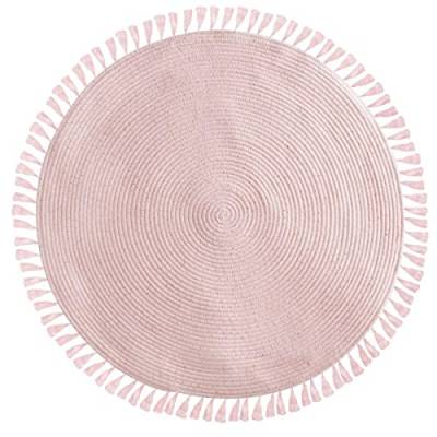 Atmosphera - Kinderteppich Lulu - Lurex - rosa D 90 cm - Rosa von ATMOSPHERA CREATEUR D'INTERIEUR