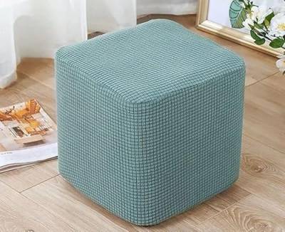 Elastisch Fußhocker Hockerbezug Rund/Quadratische Für Fußbank Jacquard Hockerbezug Überzug Für 40x40/45x45cm Waschbar Fußschemel Schonbezug (Color : A3, Size : 45x45cm) von Acdler