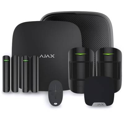 Ajax StarterKit Plus Hausalarm, Schwarz, 3 Stück von AJAX