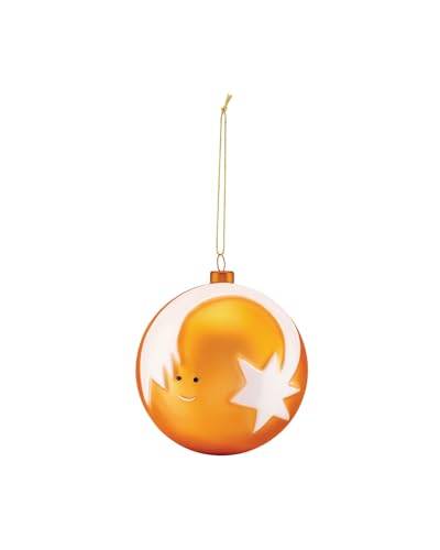 Alessi Stella Cometa Christbaumkugel aus mundgeblasenem Glas, handdekoriert, sortierte Designs und Farben von Alessi