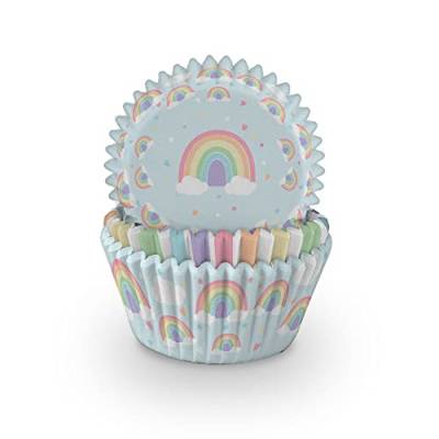 Pastell Regenbogen Cupcake Förmchen von Anniversary House