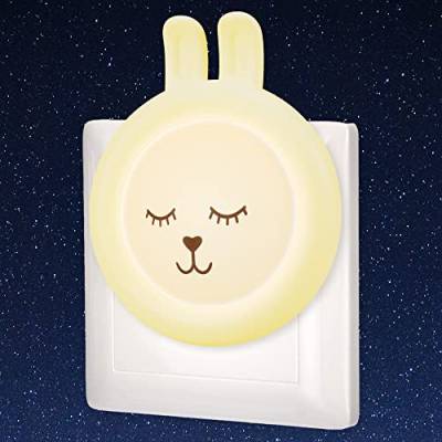Annmore Nachtlicht Kinder Steckdosenlicht Automatisch Schlaflicht Baby Einschlafhilfe Neugeborene Erstausstattung von Annmore