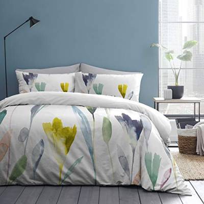 Appletree Style – Pollensa – Bettbezug-Set aus 100% Baumwolle, King-Size-Bett, Mehrfarbig von Appletree