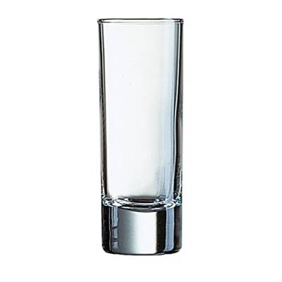 Arcoroc ARC 12365 Islande Schnapsglas, Shotglas, Stamper, 65ml, Glas, transparent, 12 Stück von Arcoroc
