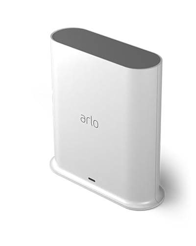 Arlo Zertifiziertes Zubehör, SmartHub, Lokaler Speicher - USB-Stick, WiFi WLAN 2,4 GHz, Kompatibilität Mit Arlo Kameras Und Klingeln, Konnektivität Apple HomeKit, Ethernet-Kabel, Weiß von Arlo
