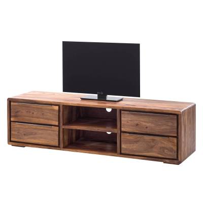 Ars Natura TV-Lowboard Trangle I Massivholz Sheesham Hell 180x50x50 cm (BxHxT) von Ars Natura