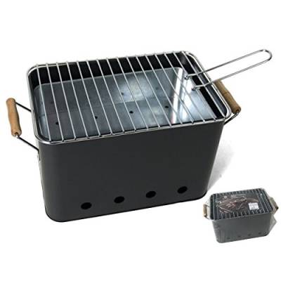 Bakaji 2826464 Holzkohlegrill aus Eisen, Schwarz von BAKAJI