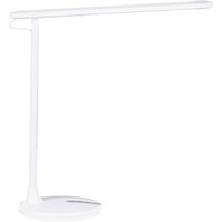 Beliani - led Schreibtischlampe Weiß Aluminium 38 cm Hoch Verstellbar Modernes Design Minimalistisch für Büro Home Office Arbeitszimmer Schreibtisch von BELIANI