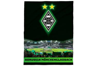 Tagesdecke Borussia Mönchengladbach Decke Borussia Park 150x200, BERONAGE, kuschelweich von BERONAGE