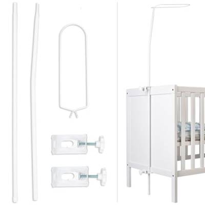 Babykajo Betthimmel Stange - Montierbare Himmelstange für Babybetten. Gestell aus Metall für Babybett Himmel Jungen und Mädchen - Gestell ohne Betthimmel. von Babykajo