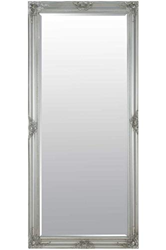 Barcelona Trading Kingsbury groß Silber Classic Stil Shabby Chic Bilderrahmen schlanker/Wandspiegel – 74 cm (73,7 cm) von 161 cm (161,3 cm) von Barcelona Trading