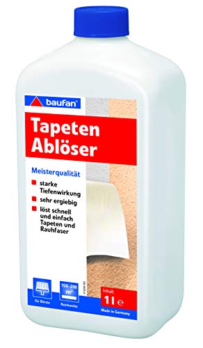 Baufan Tapetenablöser, hochwirksam & lösungsmittelfrei, 1 l, Transparent, 1 liter, 005205008 von Baufan