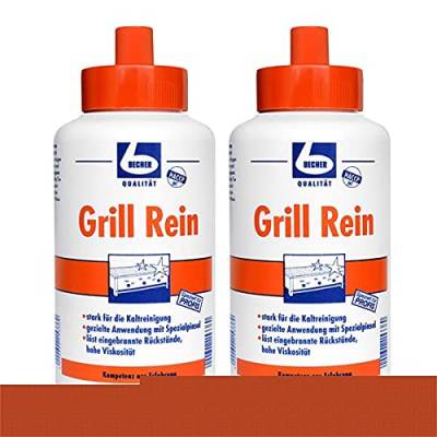 2x Dr. Becher Grill Rein für Grills, Fritteusen / 1 Liter von Becher