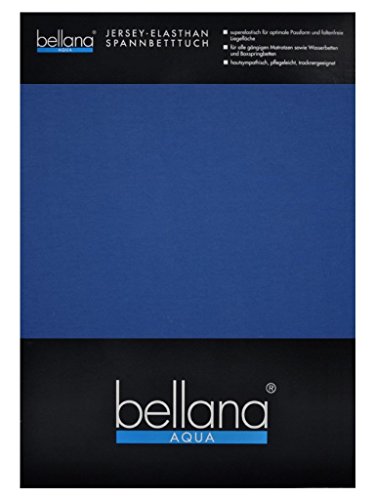Bellana® Aqua Jersey Multifunktions-Spannbettlaken für Wasserbetten in Normal- und Übergrößen, 140-160x200-220 cm in royal von Bellana