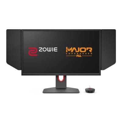 BenQ Zowie XL2566K 24,5 Zoll TN 360 Hz Gaming-Monitor | Bewegungsschärfe mit DyAc+ 1080P XL Setting to Share Farbmodi | Anpassbares Quick Menü weiß von BenQ