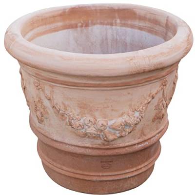 Biscottini Terracotta blumentopf groß 68x49 cm | Amphore Garten auf Made in Italy | Terrakotta blumentöpfe | Blumentopf Gross von Biscottini