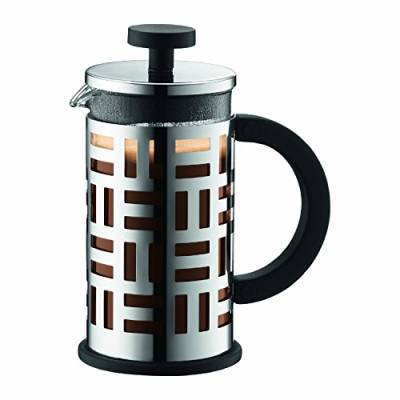 Bodum EILEEN Kaffeebereiter (French Press System, Permanent Filter aus Edelstahl, 0,35 liters) glänzend von Bodum