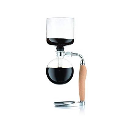 Bodum Mocca Vakuum-Kaffeebereiter, 8 Tassen, 1.0 L, Kork, Edelstahl, Borosilicatglas, Silikon, Polycarbonate, PA6, Polypropylen, Zinklegierung, korkfarben, 1, 0 l von Bodum