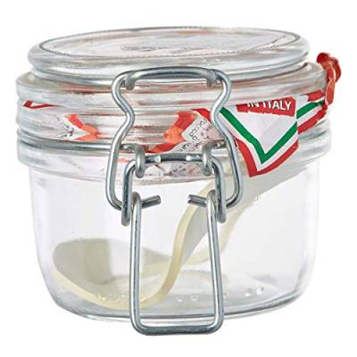 Bormioli Rocco Drahtbügelglas Fido 125 ml rund Einmachglas Dessertglas Vorspeisenglas Einkochglas von Bormioli Rocco