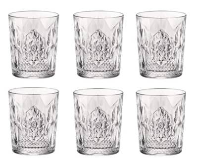 Bormioli Rocco 666218 Stone Whiskyglas, 390ml, Glas, transparent, 6 Stück von Bormioli Rocco