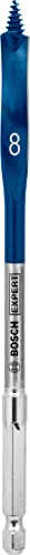 Bosch Accessories 1x Expert SelfCut Speed Flachfräsbohrer (für Weichholz, Grobspanplatte, Ø 8,00 mm, Länge 152 mm, Zubehör Schlagbohrmaschine) von Bosch Accessories