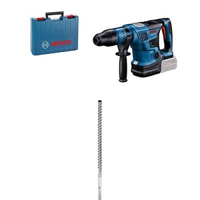 Bosch Professional BITURBO Akku Bohrhammer GBH 18V-36 C (SDS max, inkl. Bluetooth Modul, Zusatzhandgriff, Maschinentuch, Fetttube, im Handwerkerkoffer) + Expert SDS max-8X Hammerbohrer von Bosch Professional