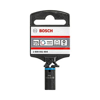 Bosch Professional Steckschlüsseleinsatz mit 1/4"-Innenvierkantaufnahme für Sechskantschrauben (Schlüsselweite: 8 mm) von Bosch Accessories