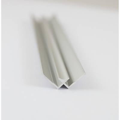 Breuer Eck-Verbindungsprofil für 'DecoDesign' Rückwand innen, alu-silber matt 2100 mm von Breuer