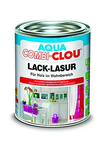 Aqua Combi-Clou Lack-Lasur 0,375 L, kiefernblond von CLOU