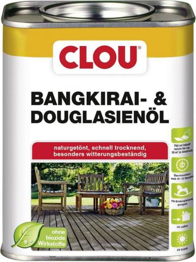 CLOU Hartholzöl Clou Bangkirai & Douglasien Öl 750 ml von CLOU