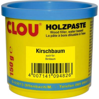Clou Holzpaste wasserverdünnbar Kirschbaum 150 g von CLOU