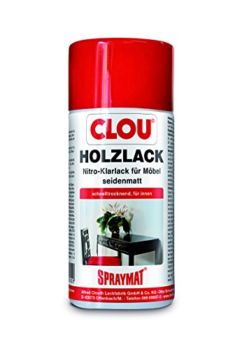 Spraymat Holzlack seidenmatt 0,300 L von CLOU