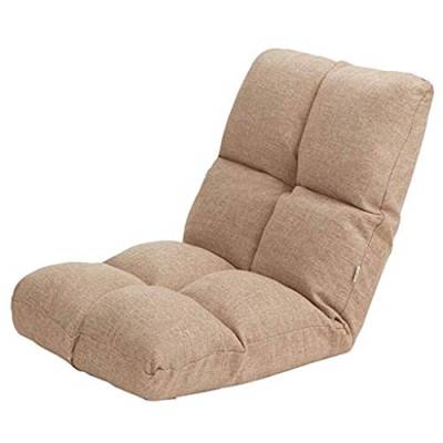CSGFYLHO Verstellbares Boden-Game-Sofa, natürliches Baumwoll- und Leinen-Doppelschwamm-Lazy-Sofa von CSGFYLHO