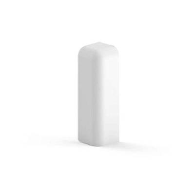 Habengut Endkappe Ausführung rechts für Sockelleiste 70 mm aus PVC, Farbe: Weiß | Inhalt: 1 Stück - für einen sauberen Abschluss von Cablecoach
