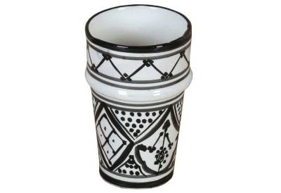 Casa Moro Tasse Marokkanische Keramik Tasse Sakina, handbemalter Becher, Keramik, Kunsthandwerk aus Marokko von Casa Moro